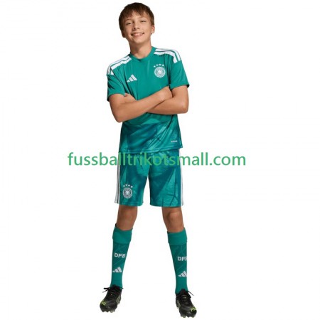 Fußballtrikots Deutschland World Cup Torwart Kinder 2026 Kurzarm Heimtrikotsatz kaufen